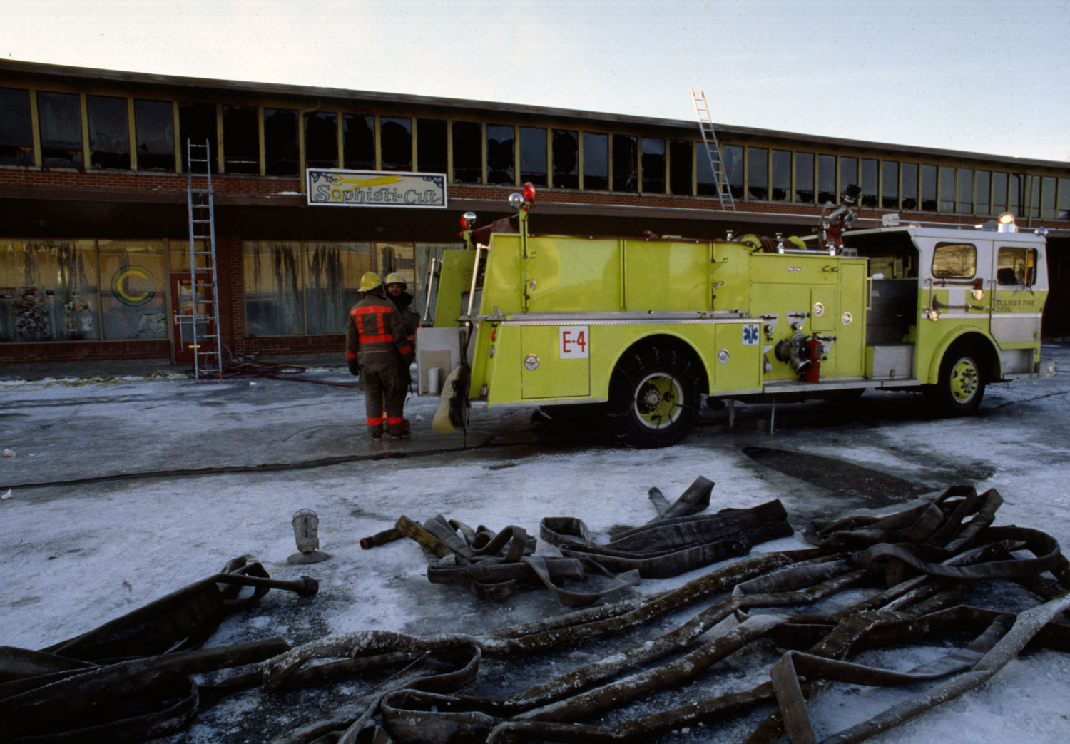 Broadwater Center fire, January 4, 1988